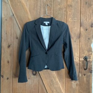 H&M Fitted Gray Blazer